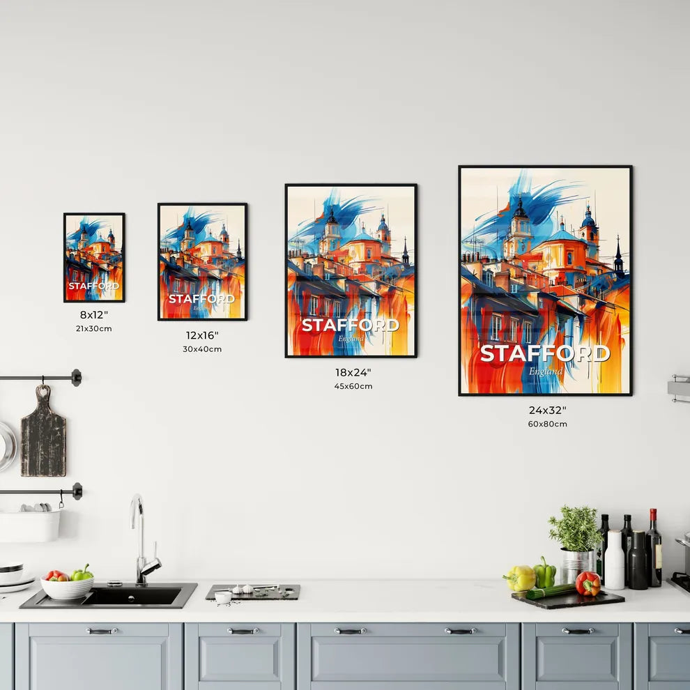 Vibrant Stafford, England Kitchen Art