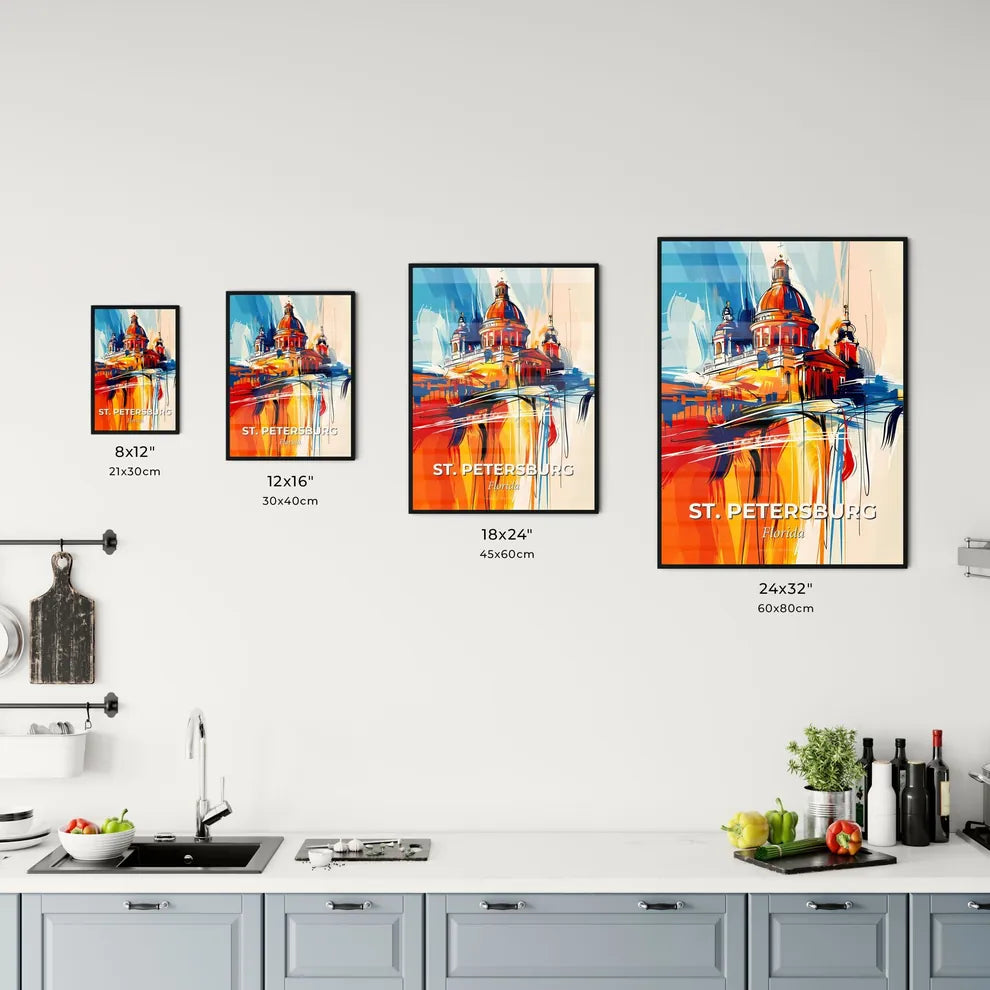 Vibrant St. Petersburg, Florida Kitchen Art