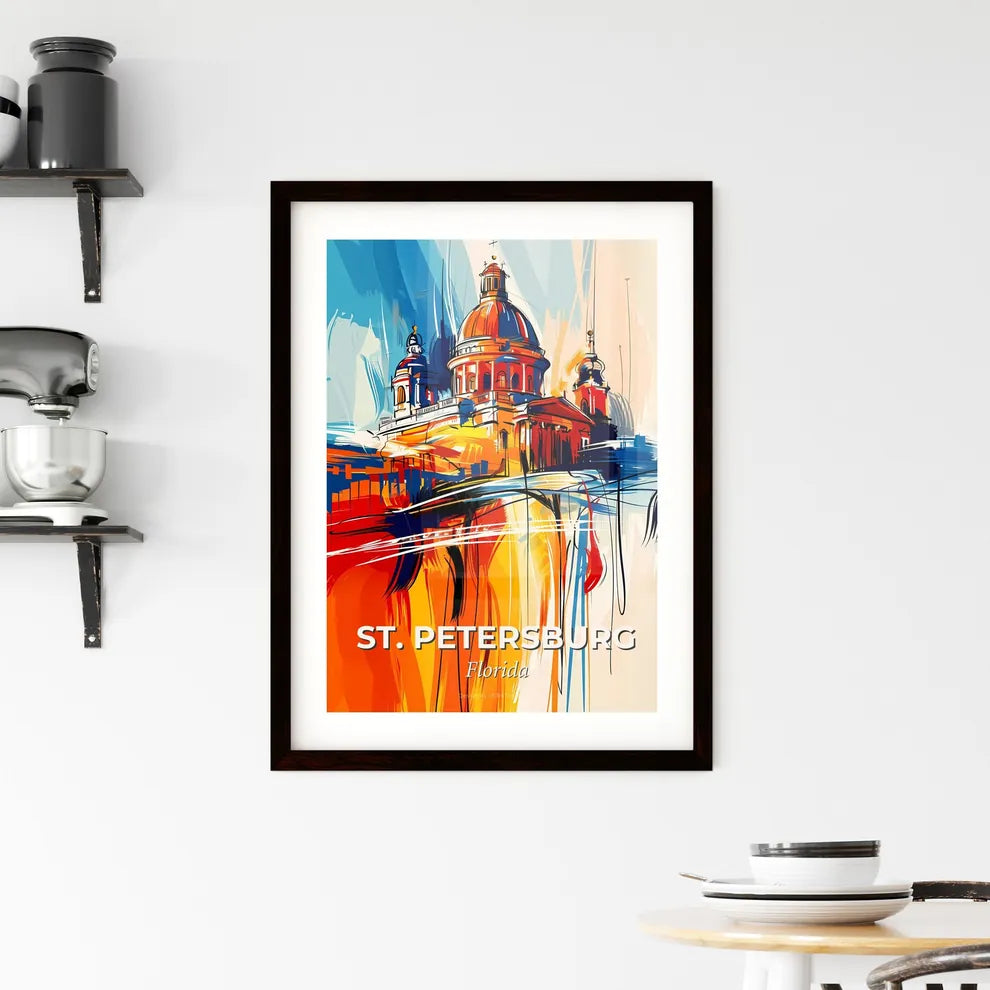 Vibrant St. Petersburg, Florida Framed Print