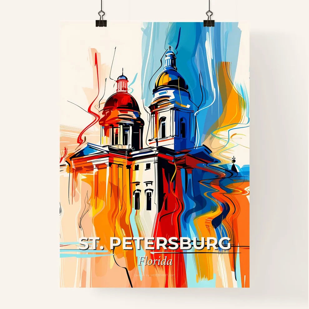Vibrant St. Petersburg, Florida Poster
