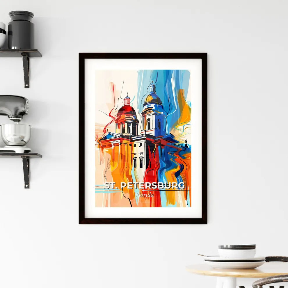 Vibrant St. Petersburg, Florida Framed Print