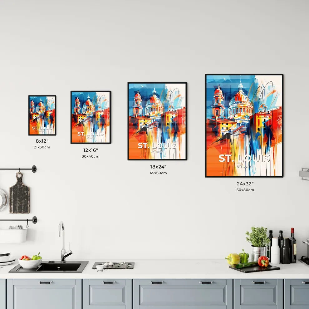 Vibrant St. Louis, Missouri Kitchen Art