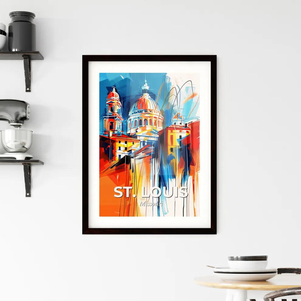 Vibrant St. Louis, Missouri Framed Print
