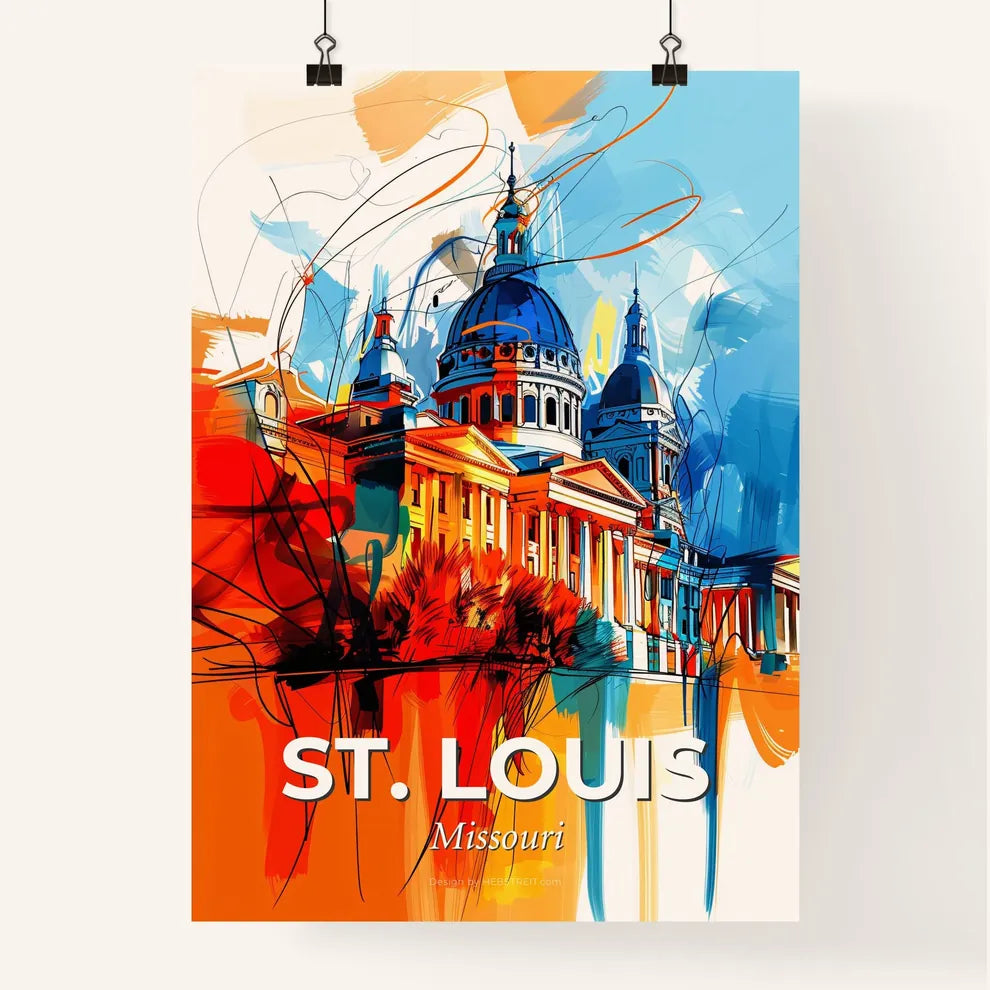 Vibrant St. Louis, Missouri Poster