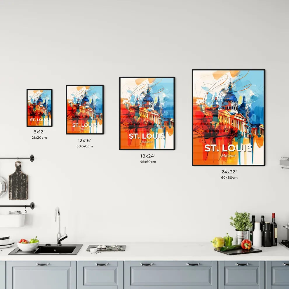 Vibrant St. Louis, Missouri Kitchen Art