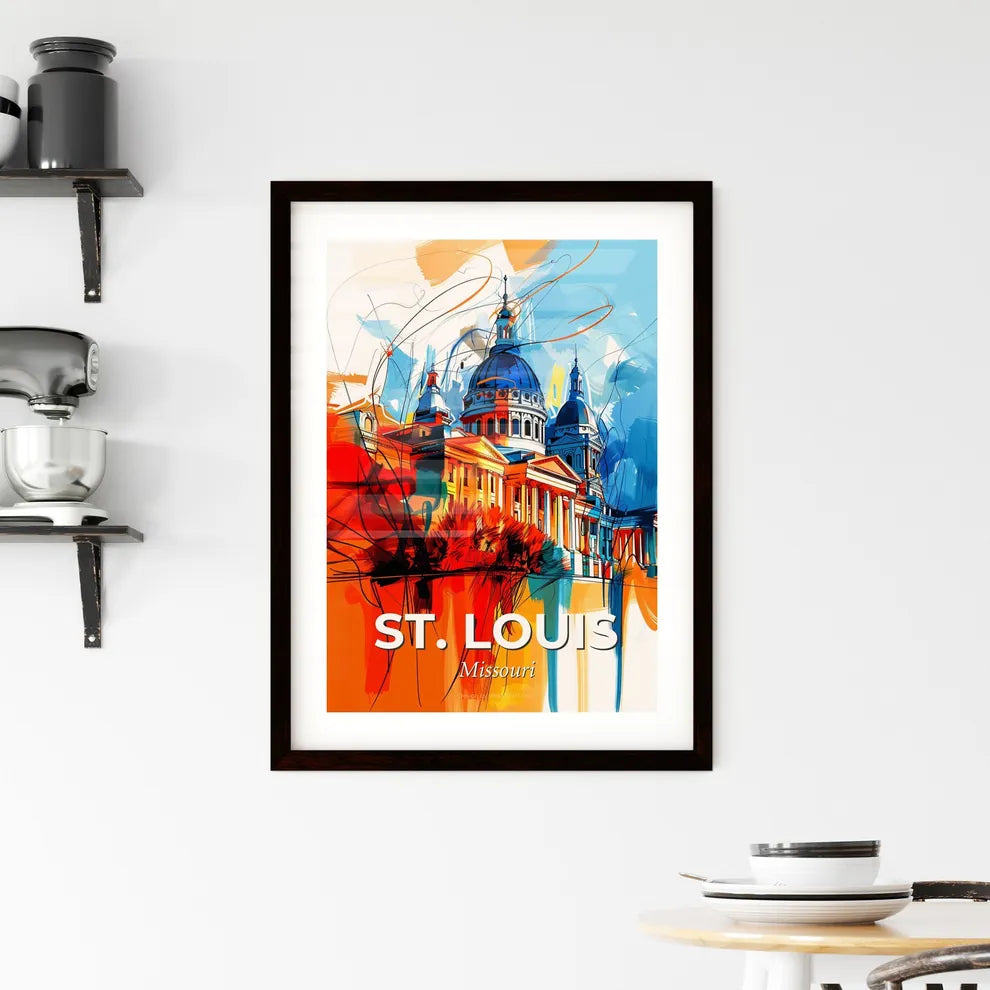 Vibrant St. Louis, Missouri Framed Print