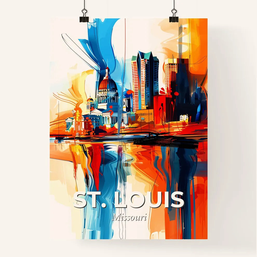 Vibrant St. Louis, Missouri Poster