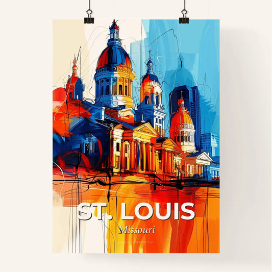 Vibrant St. Louis, Missouri Poster