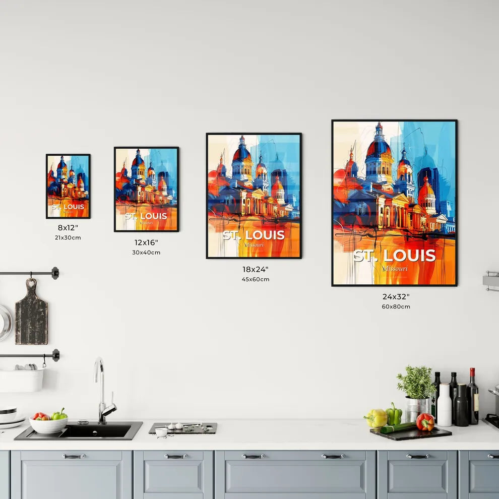 Vibrant St. Louis, Missouri Kitchen Art