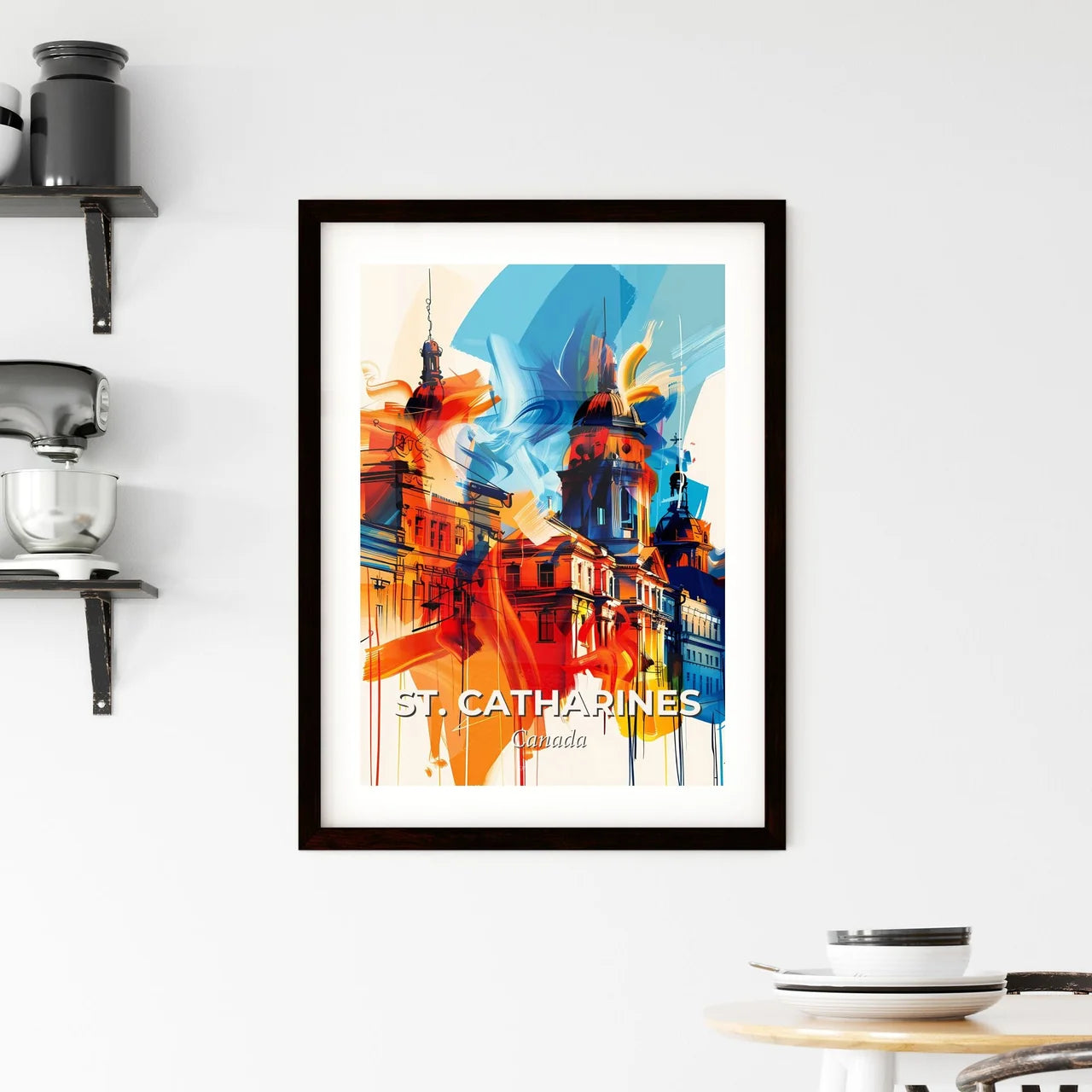 Vibrant St. Catharines, Canada Framed Print