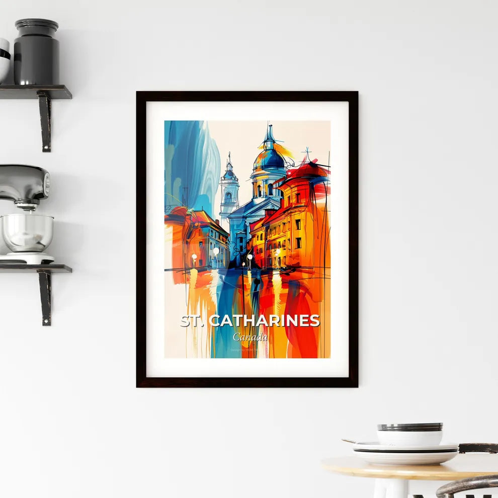 Vibrant St. Catharines, Canada Framed Print