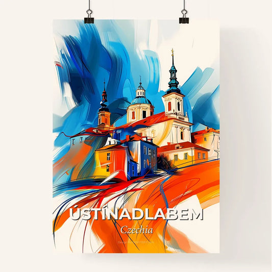 Vibrant Ústínadlabem, Czechia Poster