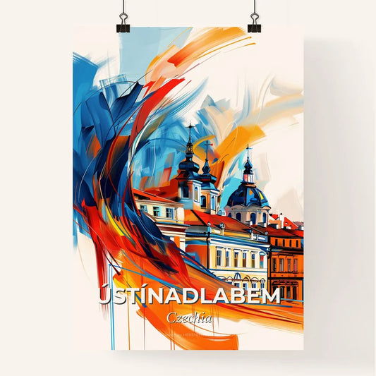 Vibrant Ústínadlabem, Czechia Poster