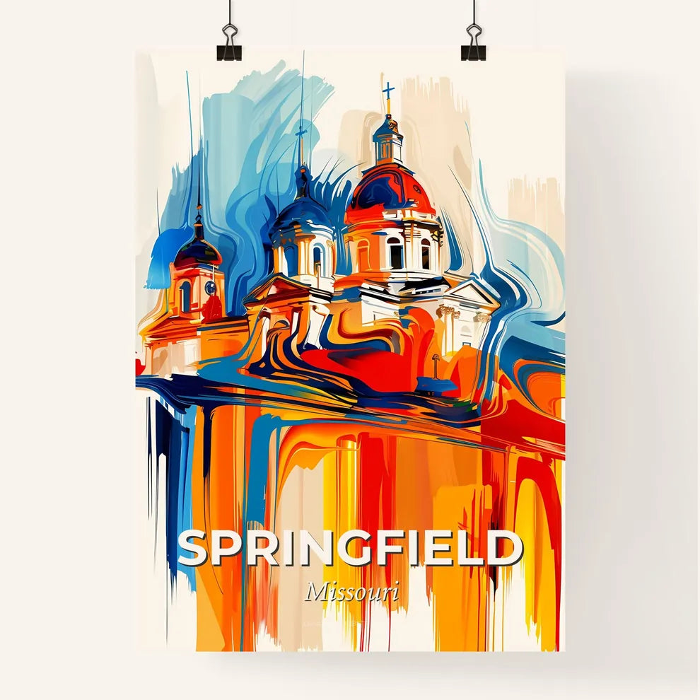 Vibrant Springfield, Missouri Poster