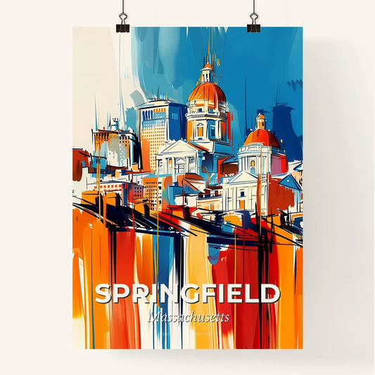 Vibrant Springfield, Massachusetts Poster