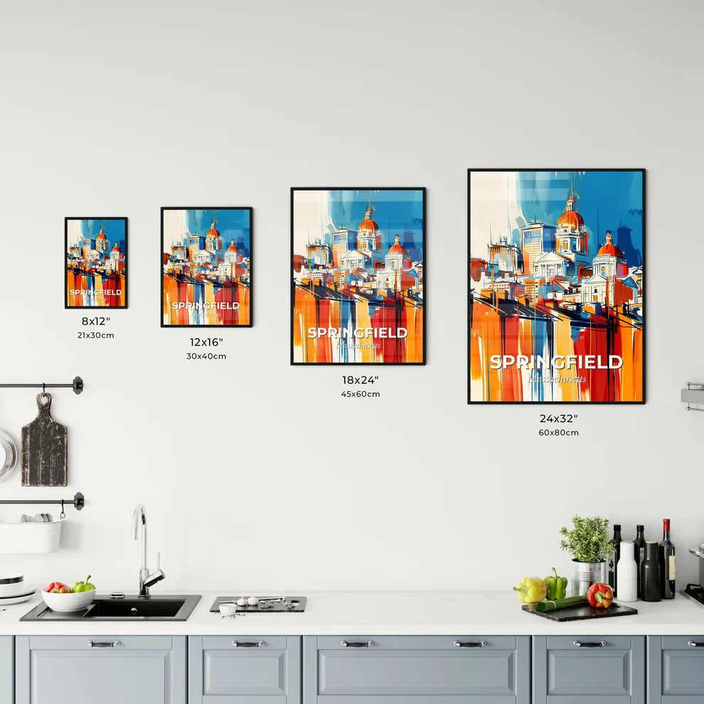 Vibrant Springfield, Massachusetts Kitchen Art