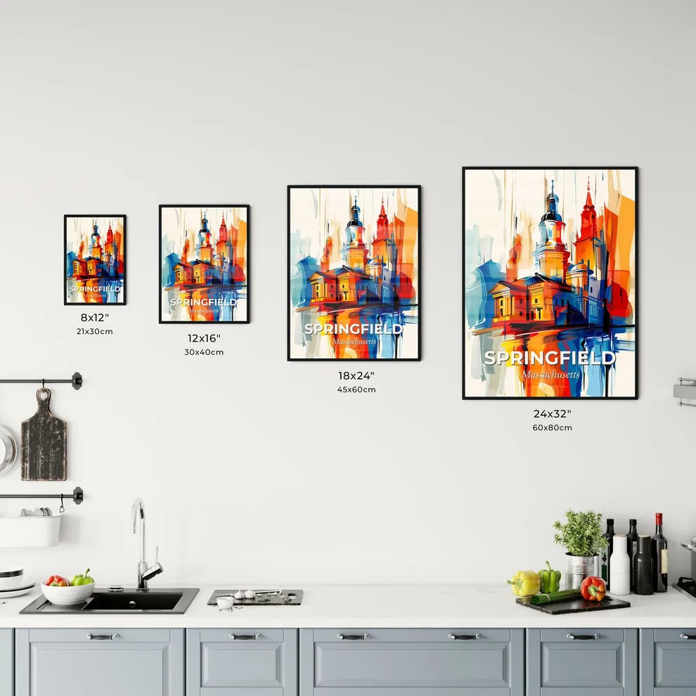 Vibrant Springfield, Massachusetts Kitchen Art