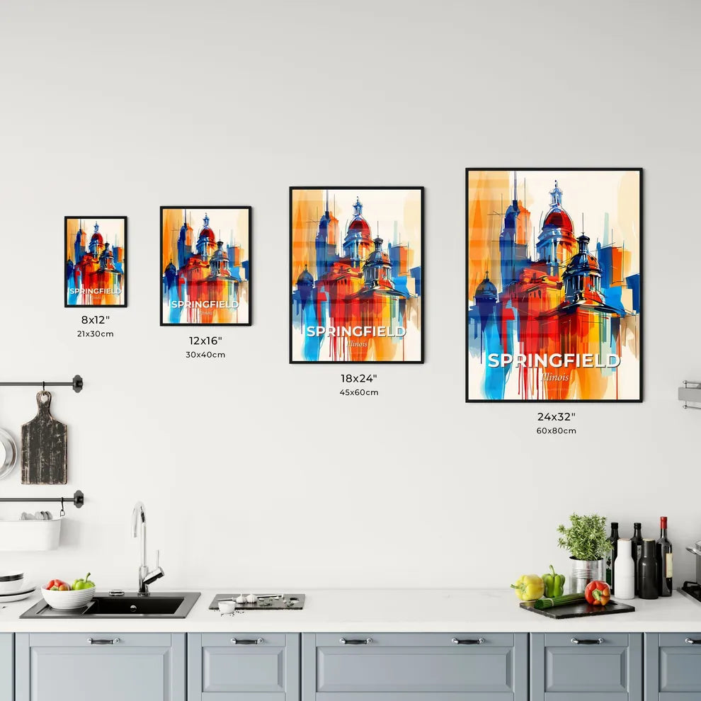 Vibrant Springfield, Illinois Kitchen Art