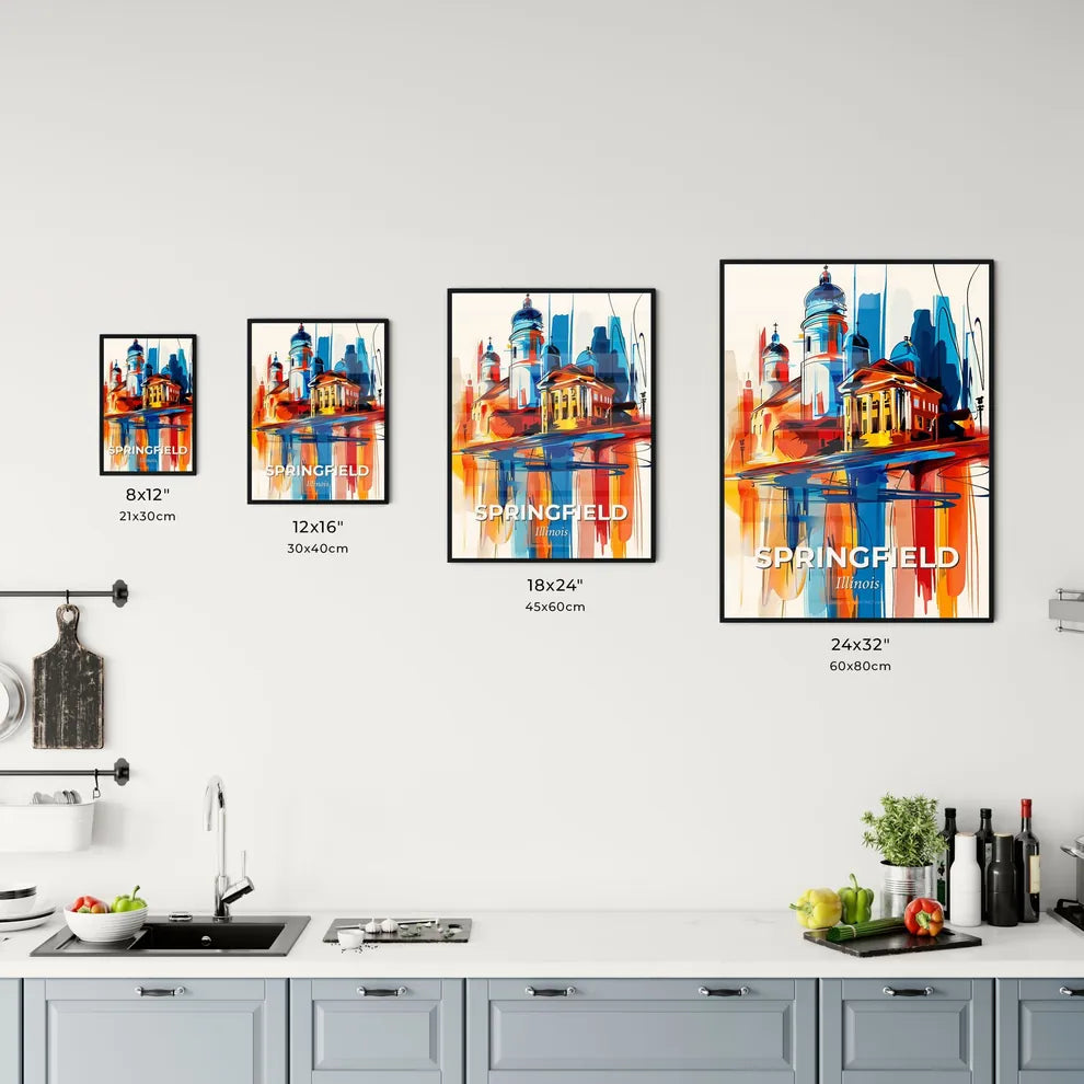 Vibrant Springfield, Illinois Kitchen Art