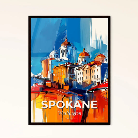 Vibrant Spokane, Washington Art Print