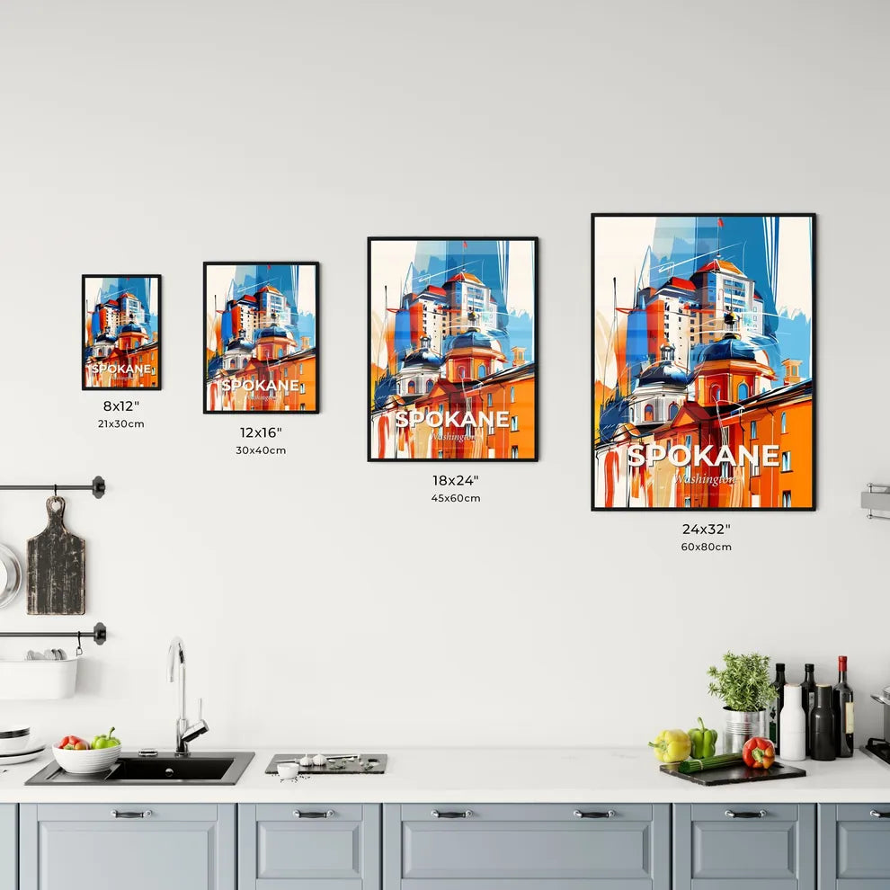 Vibrant Spokane, Washington Kitchen Art