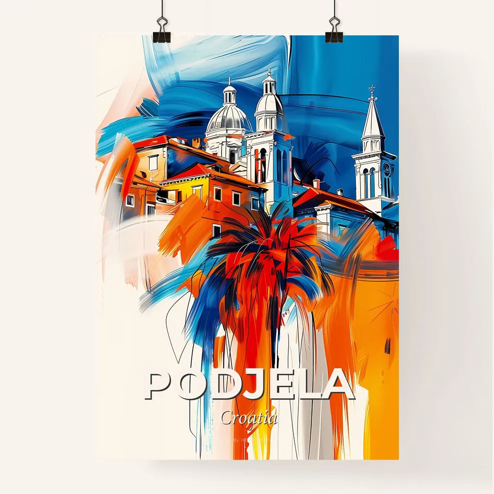 Vibrant Podjela, Croatia Poster
