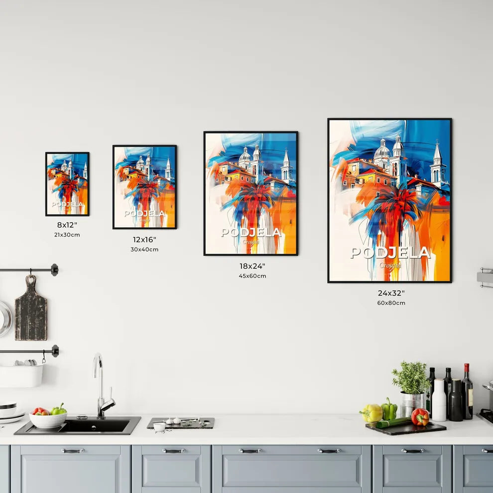 Vibrant Podjela, Croatia Kitchen Art