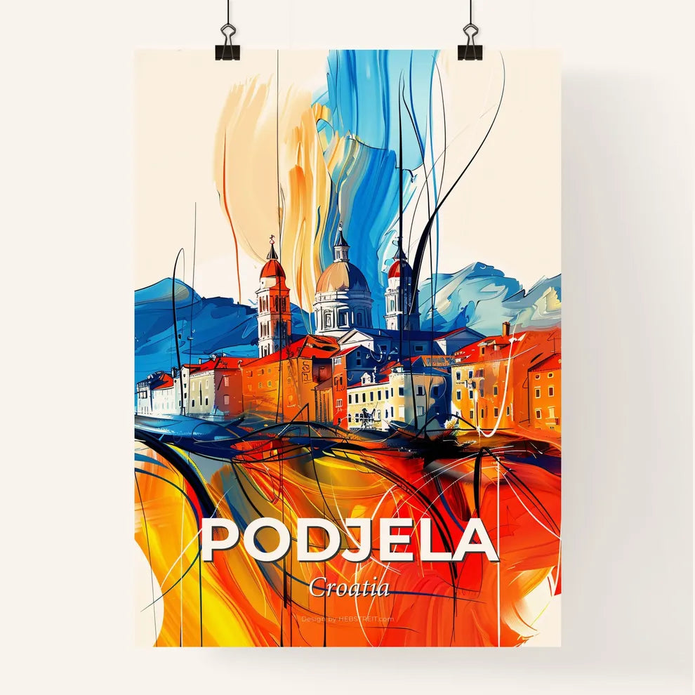 Vibrant Podjela, Croatia Poster