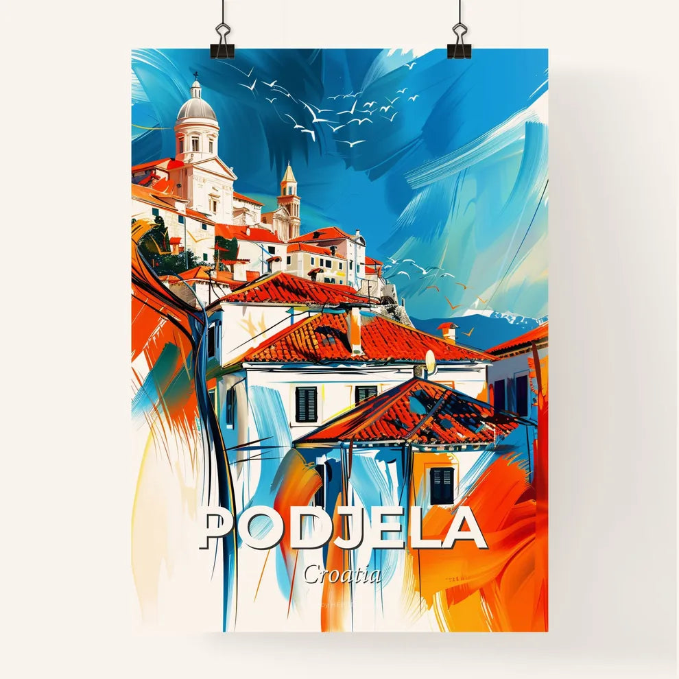 Vibrant Podjela, Croatia Poster