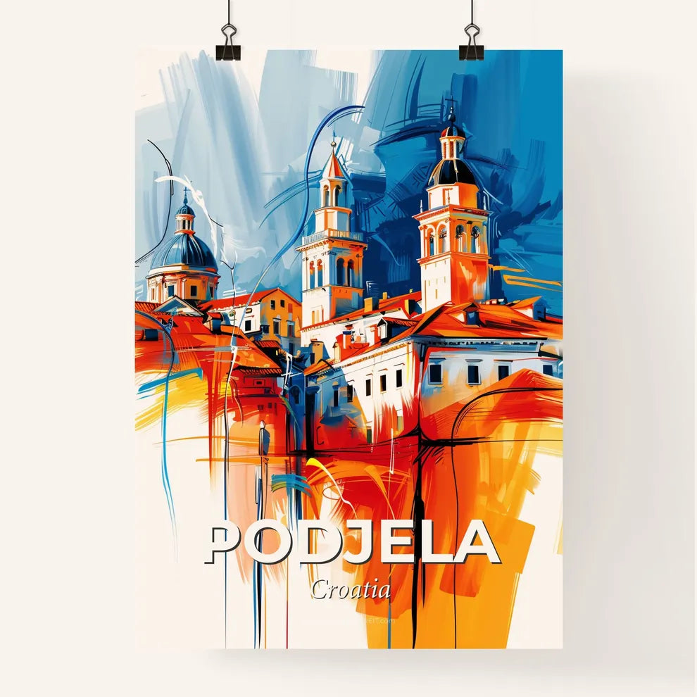 Vibrant Podjela, Croatia Poster