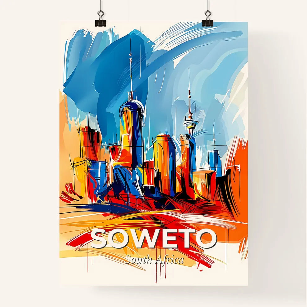 Vibrant Soweto, South Africa Poster