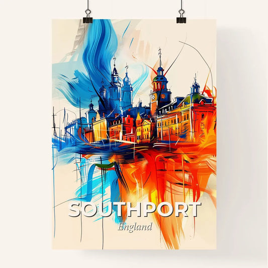 Vibrant Southport, England Poster