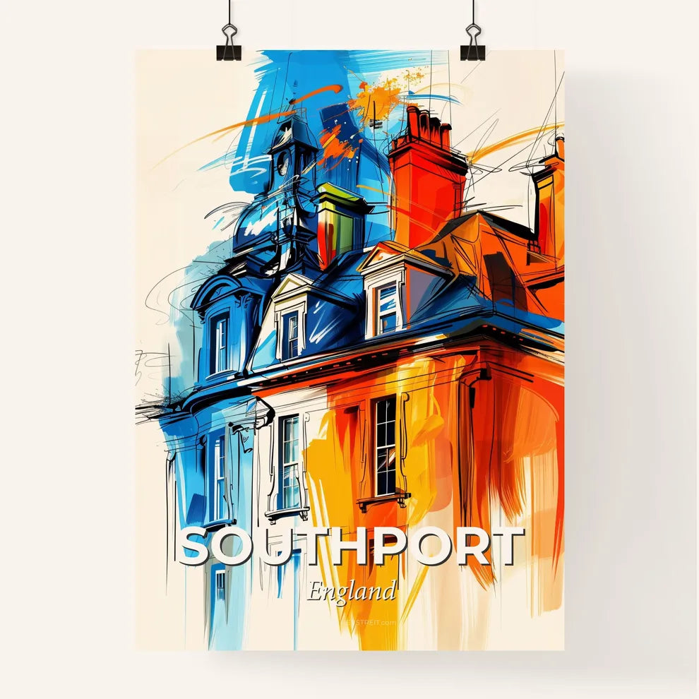 Vibrant Southport, England Poster