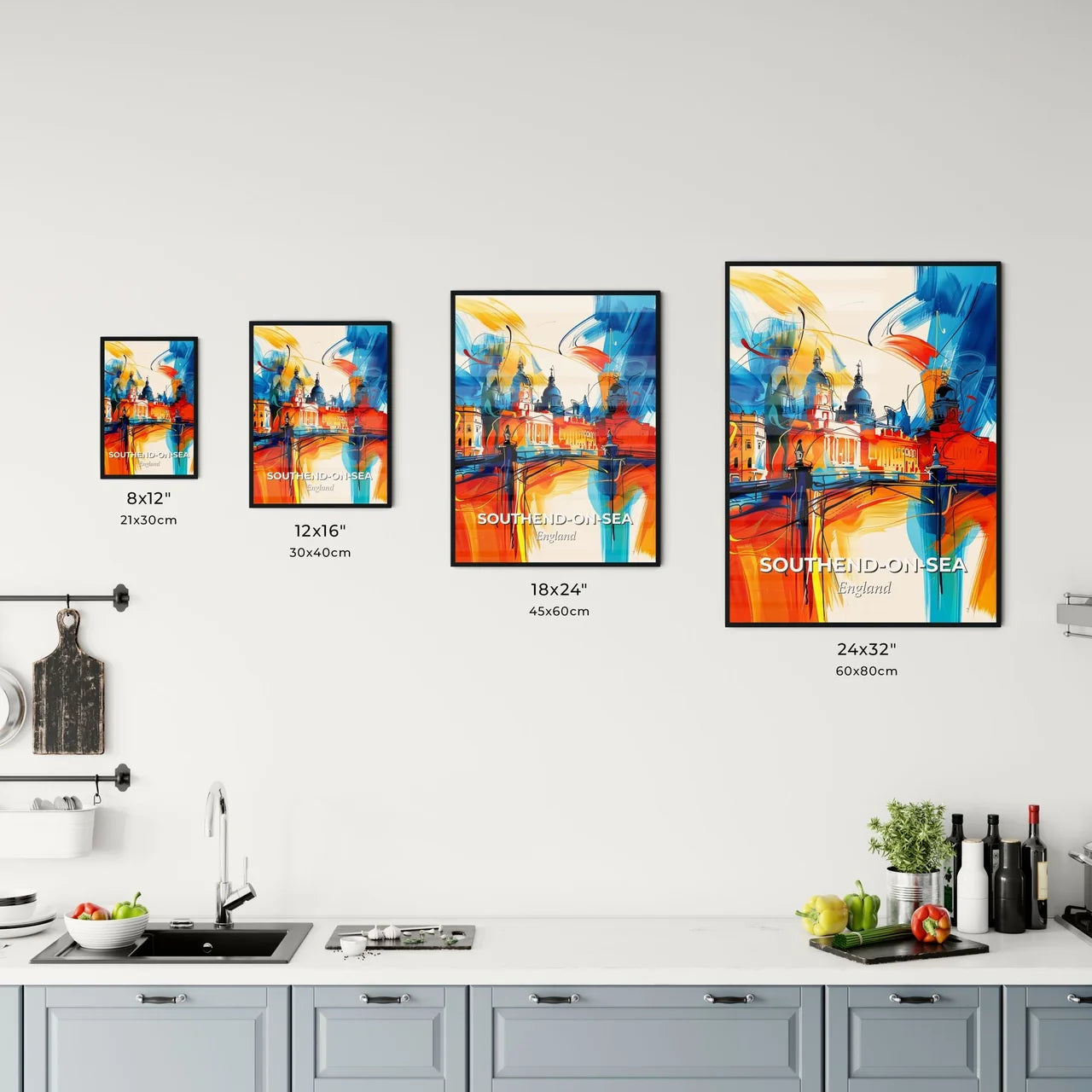 Vibrant Southen Kitchen Art