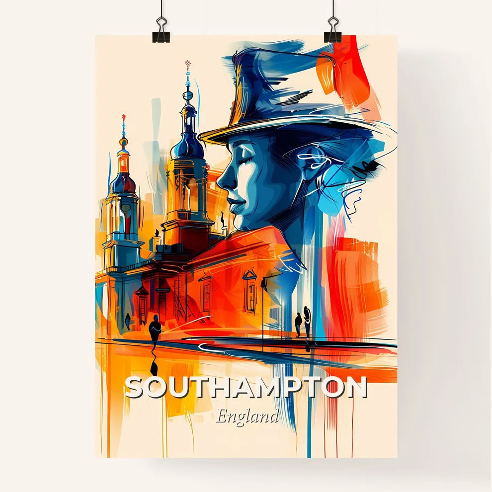 Vibrant Southampton, England Poster