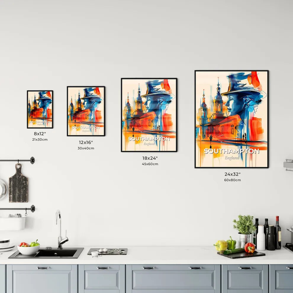 Vibrant Southampton, England Kitchen Art