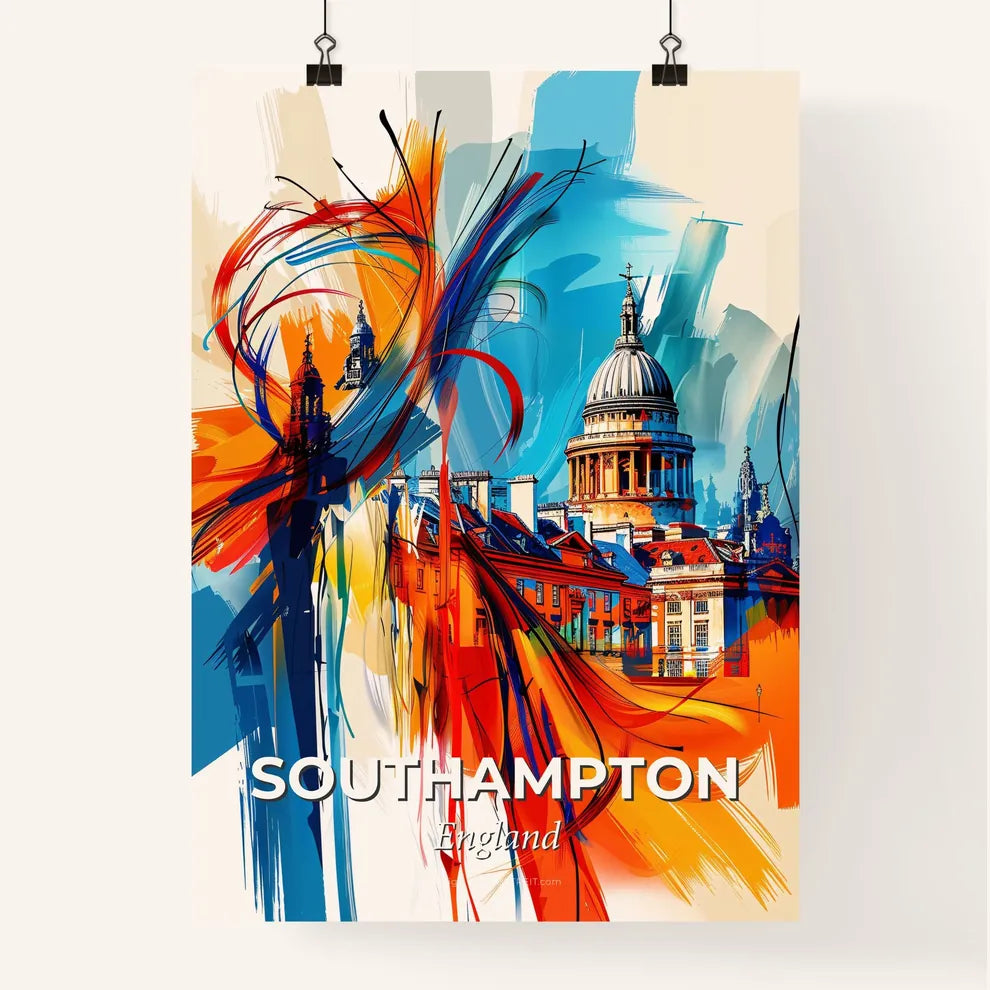 Vibrant Southampton, England Poster