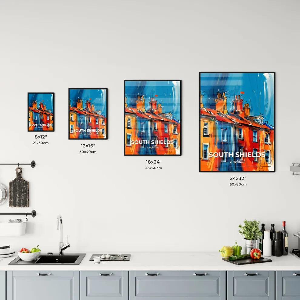 Vibrant South Shields, England Kitchen Art