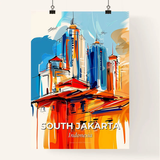 Vibrant South Jakarta, Indonesia Poster