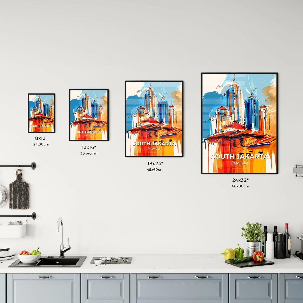 Vibrant South Jakarta, Indonesia Kitchen Art