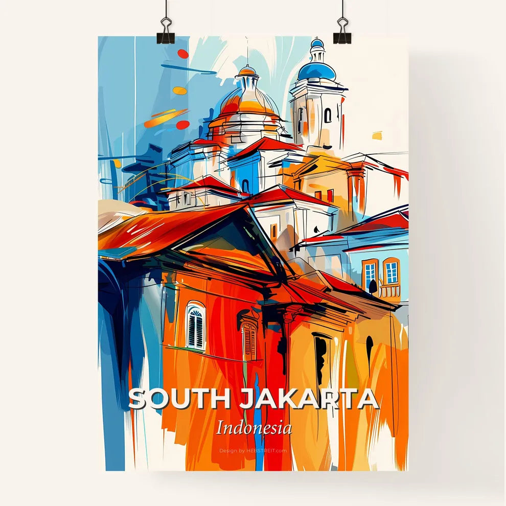 Vibrant South Jakarta, Indonesia Poster
