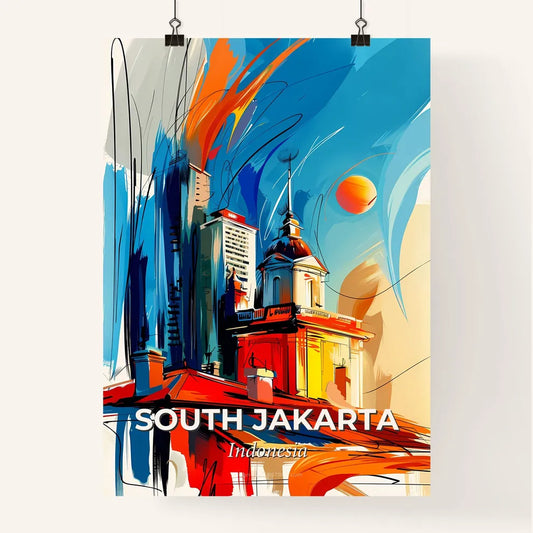 Vibrant South Jakarta, Indonesia Poster