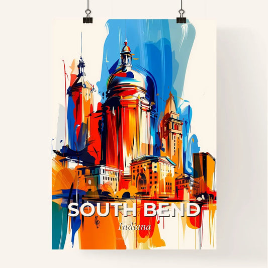 Vibrant South Bend, Indiana Poster