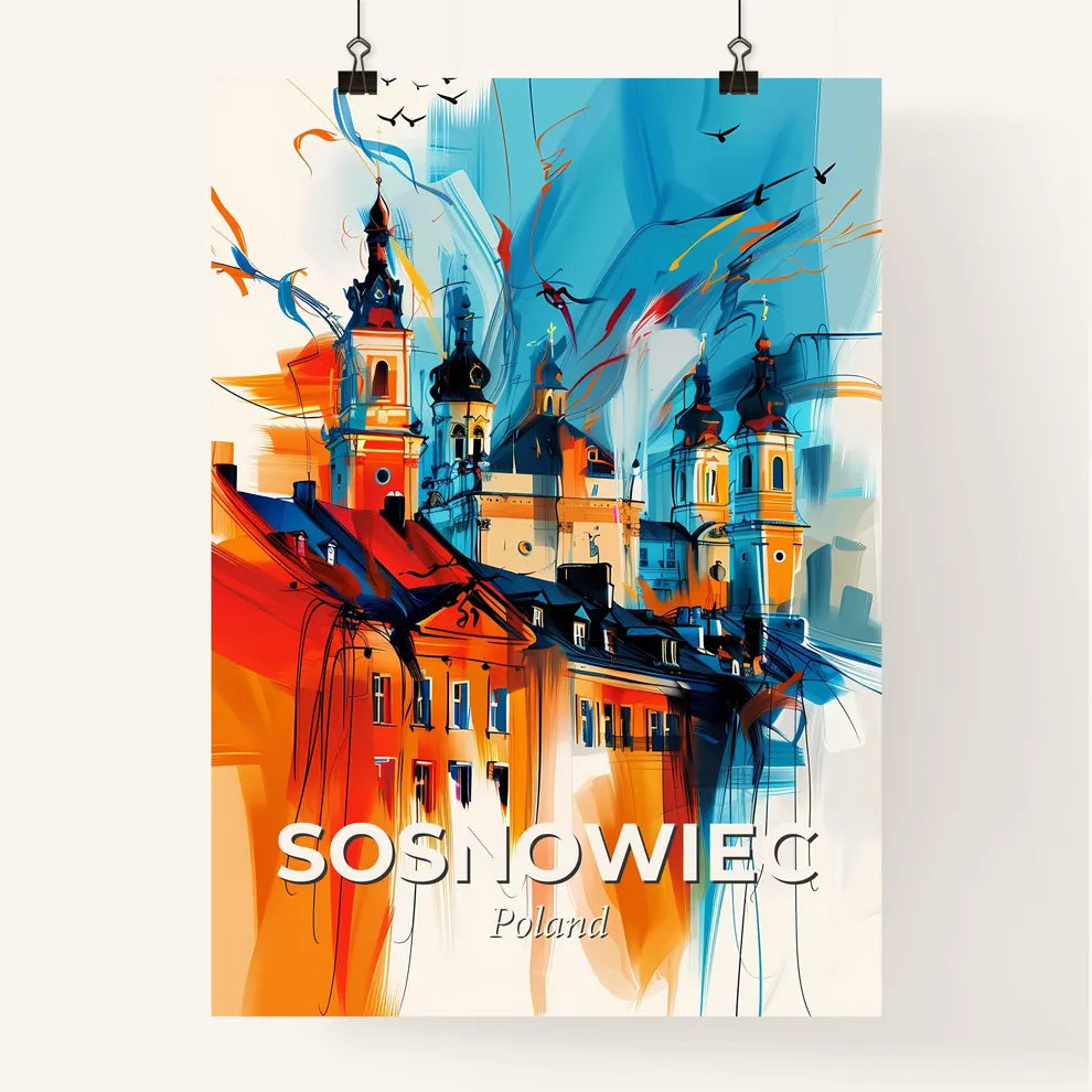 Vibrant Sosnowiec, Poland Poster