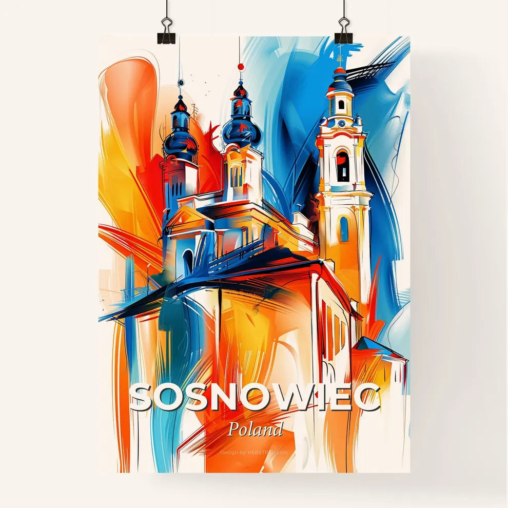 Vibrant Sosnowiec, Poland Poster