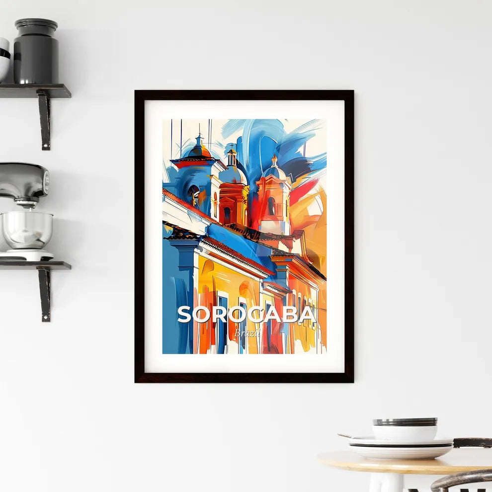 Vibrant Sorocaba, Brazil Framed Print
