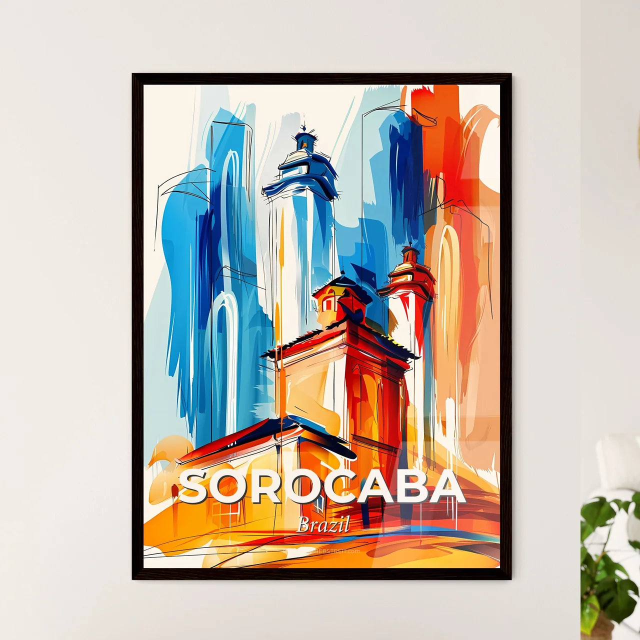 Vibrant Sorocaba, Brazil Art Print