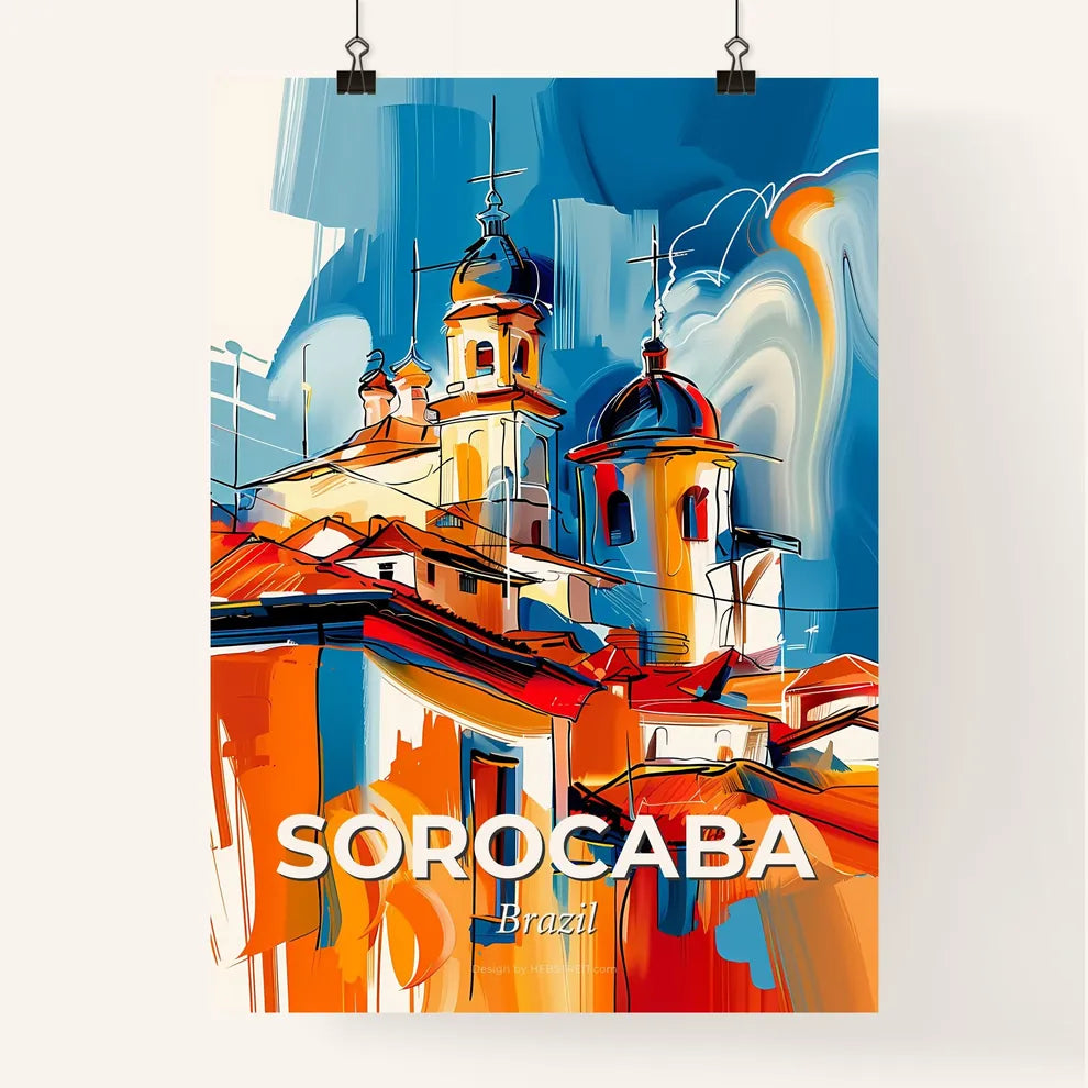 Vibrant Sorocaba, Brazil Poster