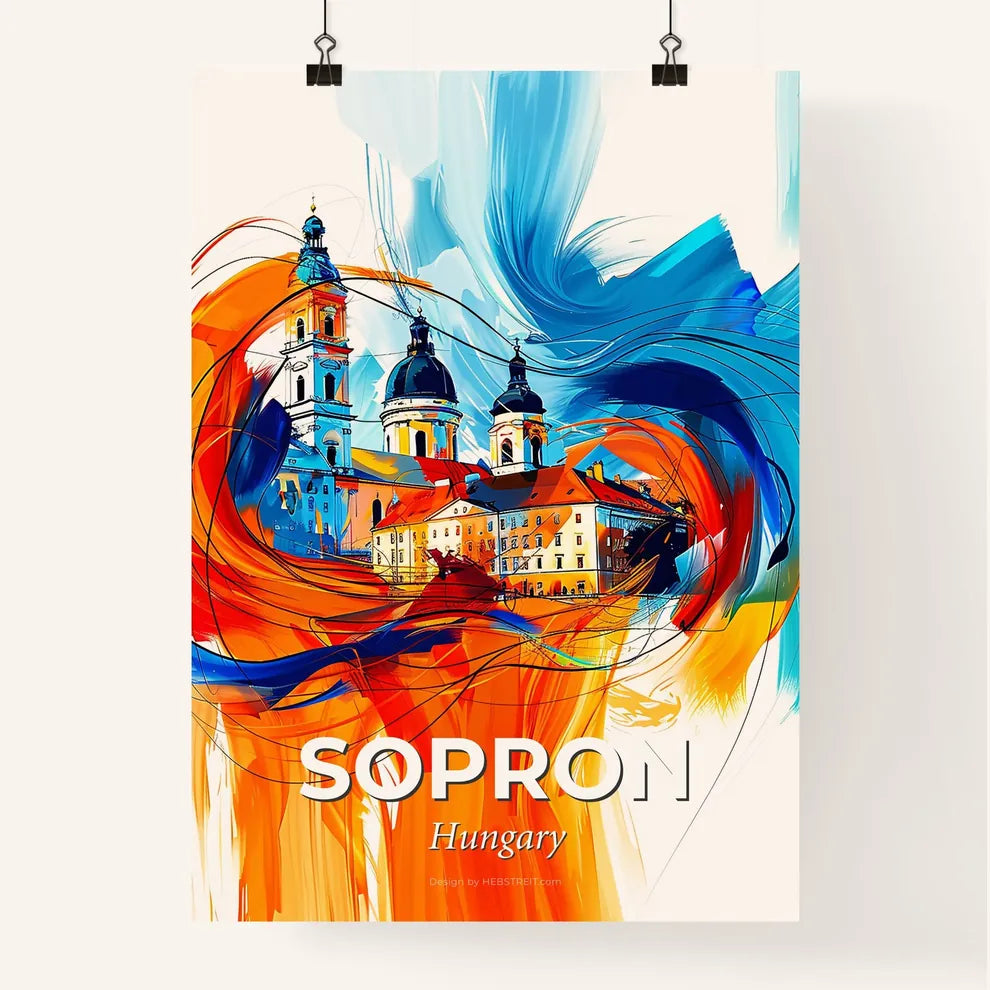 Vibrant Sopron, Hungary Poster