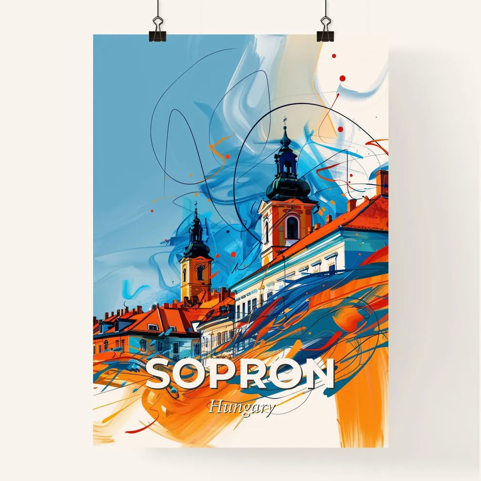 Vibrant Sopron, Hungary Poster